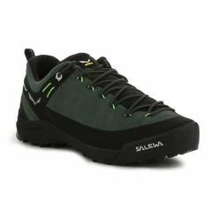 Salewa Mens Wildfire Leather Shoes - Gray
