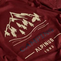 Outdoor Clothing Alpinus Mens Polaris T-shirt - Claret