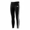 Adidas Womens 3-stripes Tight Leggings - Black Climawarm