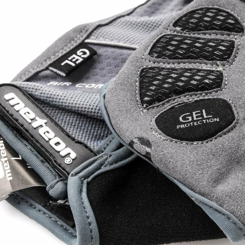 Meteor Unisex Gel GX42 Bicycle Gloves - Grey