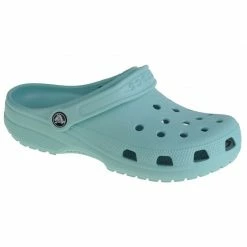 Crocs Womens Classic Clog - Blue Slides
