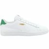 Puma Mens Smash V2 LM Shoes - White/Green Trainers