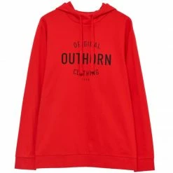 Outhorn Mens Minimalist Sweatshirt - Red Outdoor Clothing