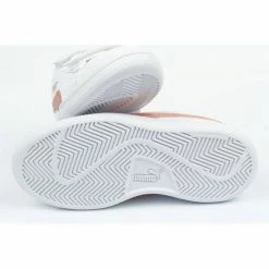 Puma Junior Smash Shoes - White Footwear