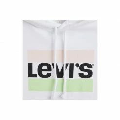 Levi's Womens Graphic Standard Hoodie - White Outdoor Clothing