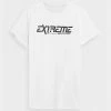4F Mens Regular T-Shirt - White Outdoor Clothing