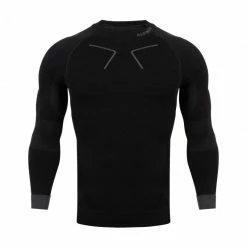 Alpinus Mens Tactical Base Layer Thermoactive T-Shirt - Black/Gray
