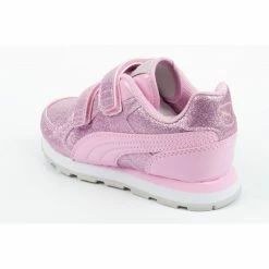 Puma Junior Vista Glitz Shoes - Pink Footwear