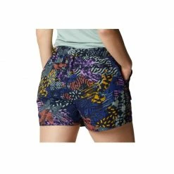 Columbia Womens Shorts Summerdry Cargo - Blue Outdoor Clothing