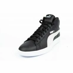 Puma Mens Smash Sneakers - Black Trainers
