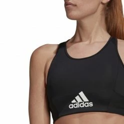 Adidas Womens Training Aeroready Designed 2 Bra - Black Outdoor Clothing