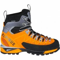 Alpinus Mens The Ridge High Pro Alpine Boots - Orange/Black Trainers