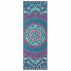 Yoga Mats Gaiam Moroccan Garden 4 MM Yoga Mat - Purple