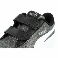 Footwear Puma Junior Smash V2 Glitz Glam Shoes - Black
