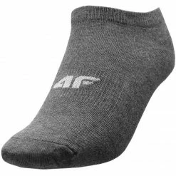 Walking Socks 4F Womens Everyday Socks - Cool Llight Gray Melange/Gray Melange