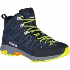 Alpinus Mens Tromso High Tactical Trekking Shoes - Navy Blue Trainers