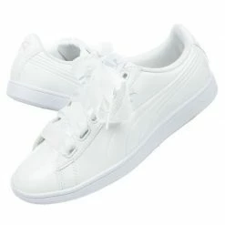 Footwear Puma Womens Vikky Ribbon Shoes - White