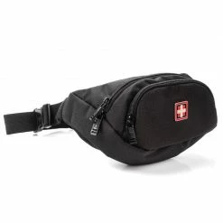 SwissBags Luzern Sachet Hip Bag - Black Sports Bags