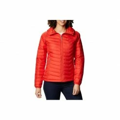 Columbia Womens Powder Lite Hooded Jacket - Red