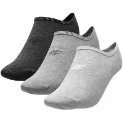 Walking Socks 4F Mens 27M + 25M + 24 Socks - Light Gray Melange