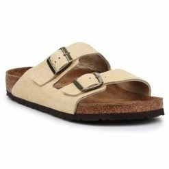 Birkenstock Mens Arizona BS Sandals - Beige Slides
