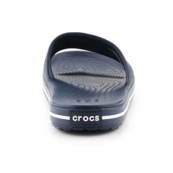 Crocs Unisex Crocband Slides - Navy Blue