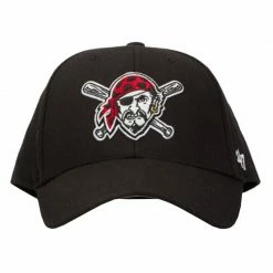 47 Brand Mens MLB Pittsburgh Pirates Cap - Black