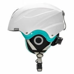 Ski Wear Meteor Lumi Ski Helmet - White/Mint