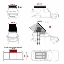 Dutch Mountains Triangle Roof Tent