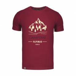 Outdoor Clothing Alpinus Mens Polaris T-shirt - Claret