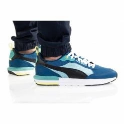 Trainers Puma Mens R22 Cord Shoes - Blue