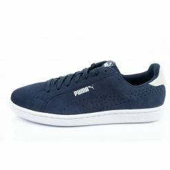 Trainers Puma Mens Smash Perf Shoes - Navy Blue/White