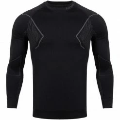 Outdoor Clothing Alpinus Mens Active Base Layer Set Thermoactive Underwear - Black/Gray