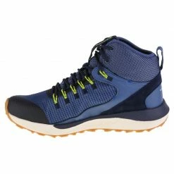 Columbia Mens Trailstorm Mid Waterproof Shoes - Blue Trainers