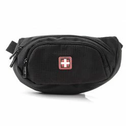 SwissBags Luzern Sachet Hip Bag - Black Sports Bags