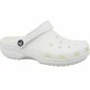 Crocs Unisex Classic Clog Slippers - White Slides