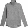 4F Womens Fleece Sweatshirt - Cool Light Gray Melange Outdoor Clothing