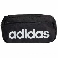 Adidas Unisex Linear Logo Bum Bag - Black Duffle Bags