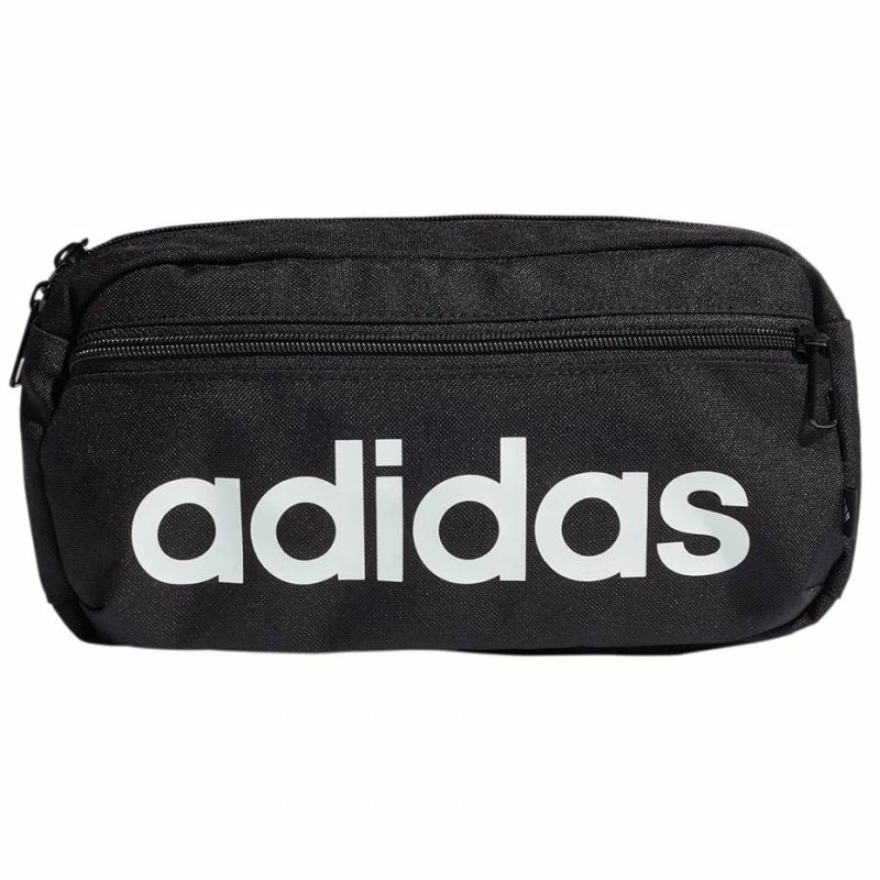 Adidas Unisex Linear Logo Bum Bag - Black Duffle Bags