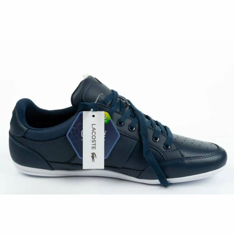Lacoste Mens Chaymon 0121 Shoes - Navy Blue Trainers