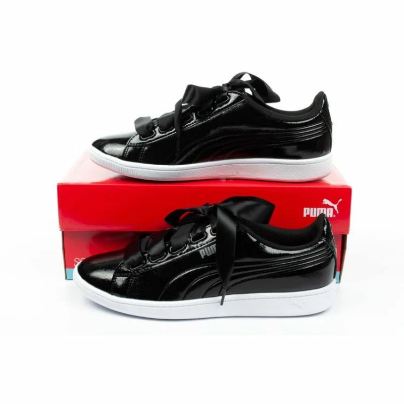 Puma Womens Vikky Ribbon PW Shoes - Black Footwear