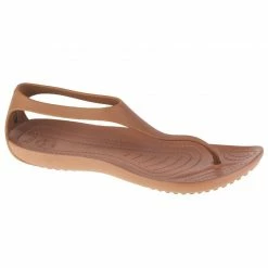 Slides Crocs Womens Sexi Flip Flops - Brown