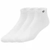 Asics Unisex Easy Low 3P Socks - White Walking Socks