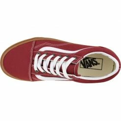 Vans Unisex Old Skool Shoes - Red