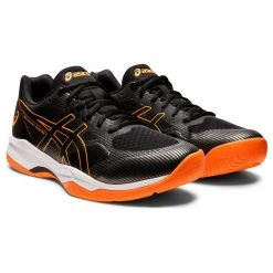 Asics Mens Gel-Court Hunter 2 Volleyball Shoes - Black/Orange