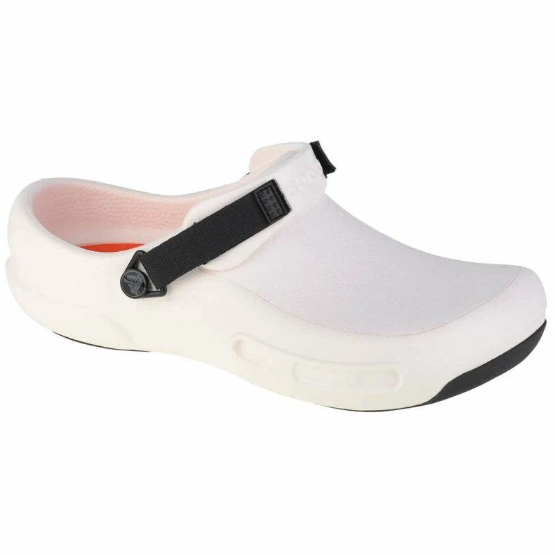 Slides Crocs Mens Bistro Pro LiteRide Clog - White