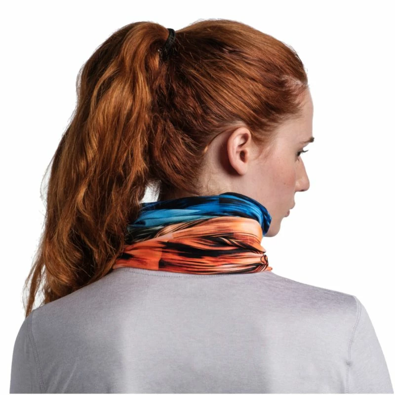 Ski Wear Buff Womens CoolNet Tube Scarf - Blue/Orange