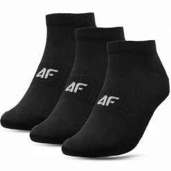 4F Womens Everyday Socks - Black Walking Socks