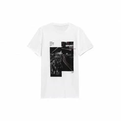4F Mens Short-Sleeved T-shirt - White