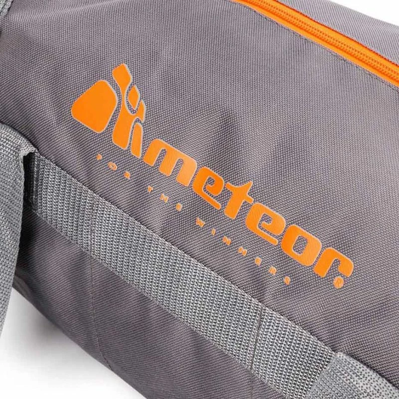 Meteor Siggy 25L Fitness Bag - Gray/Orange Duffle Bags